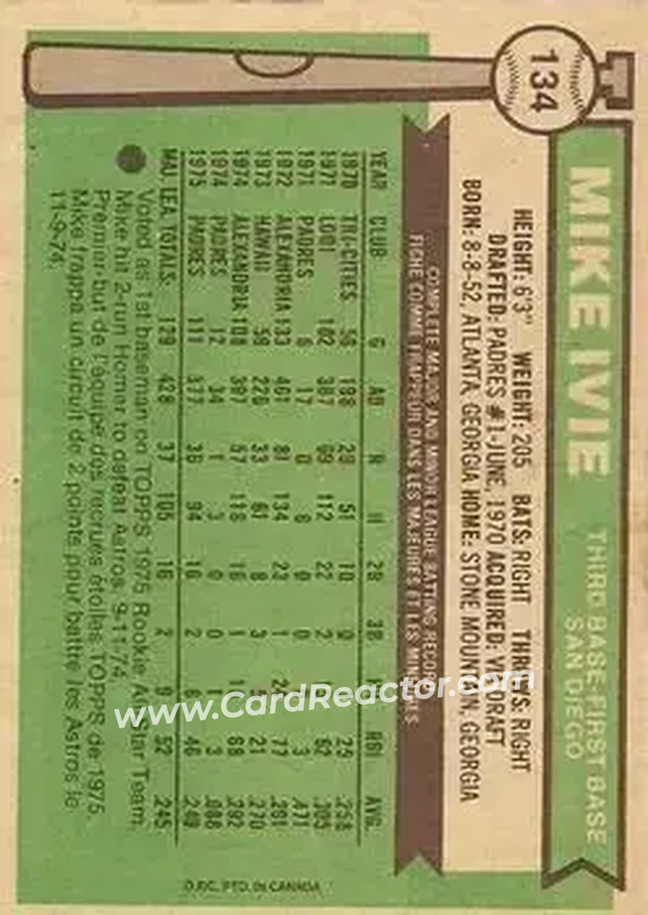Back of Mike Ivie