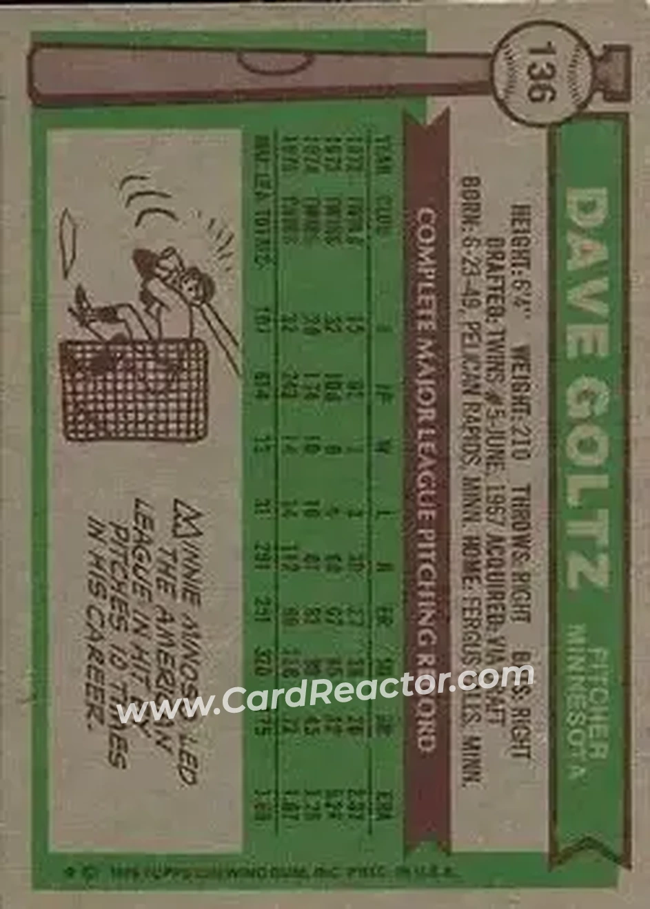 Back of Dave Goltz