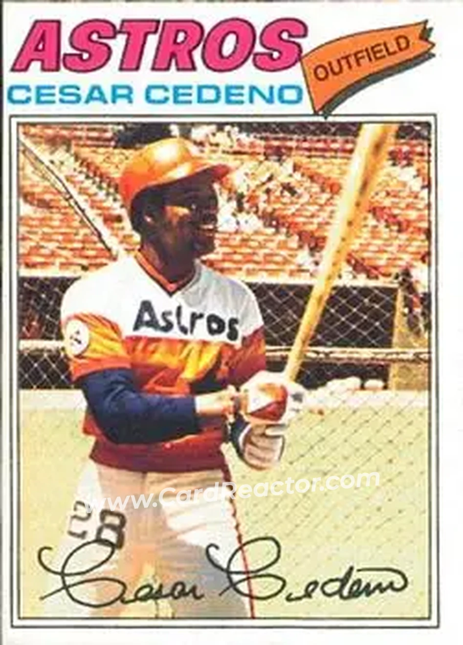 Front of Cesar Cedeno