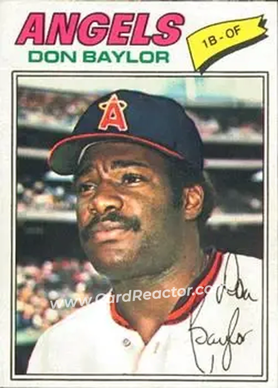 Front of Don Baylor