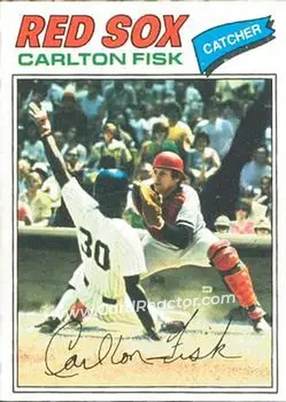 Front of Carlton Fisk