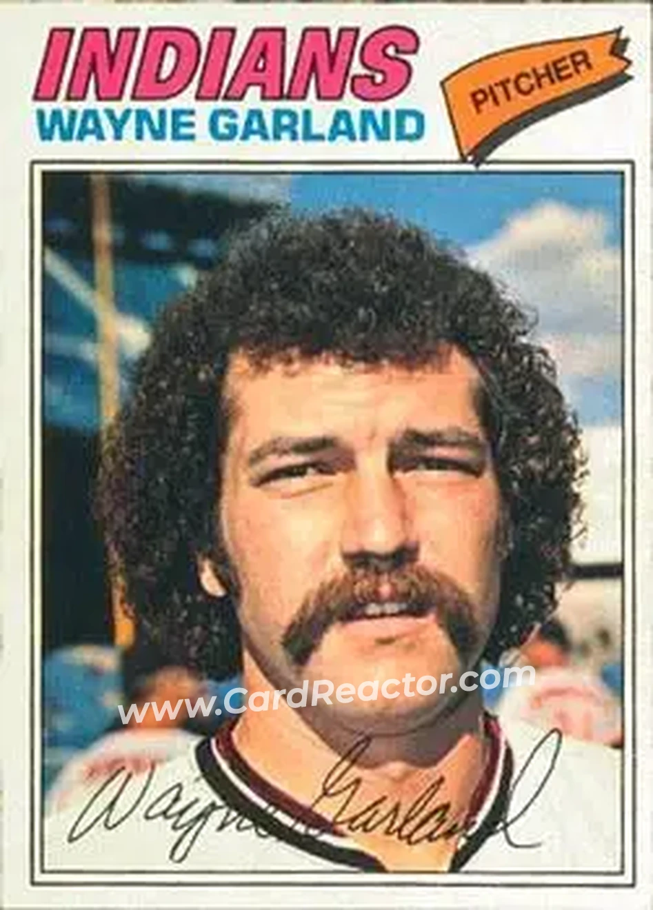 Front of Wayne Garland