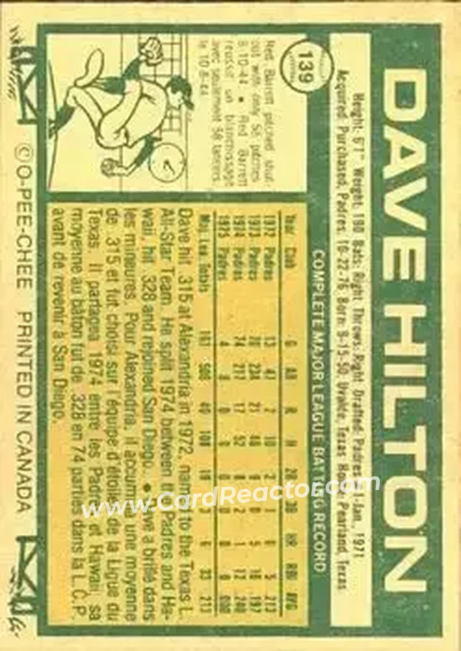 Back of Dave Hilton