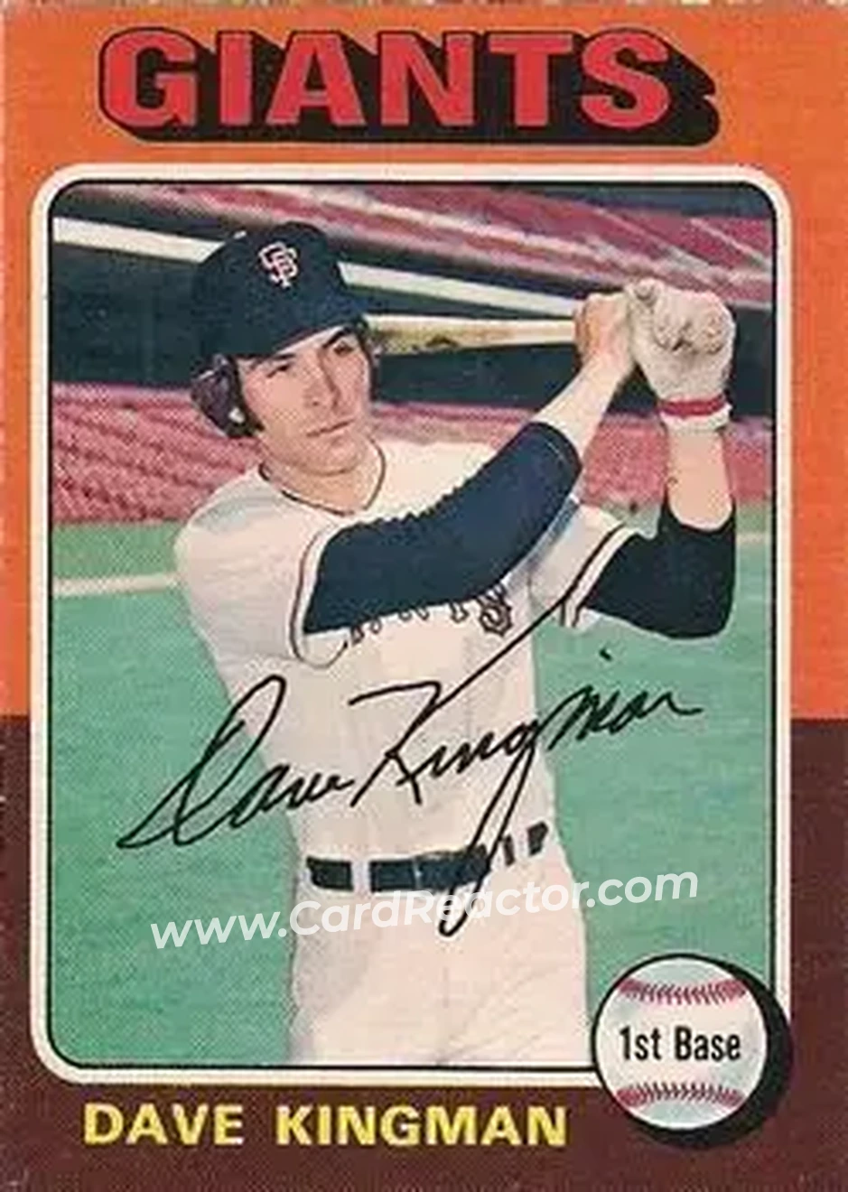 Front of Dave Kingman