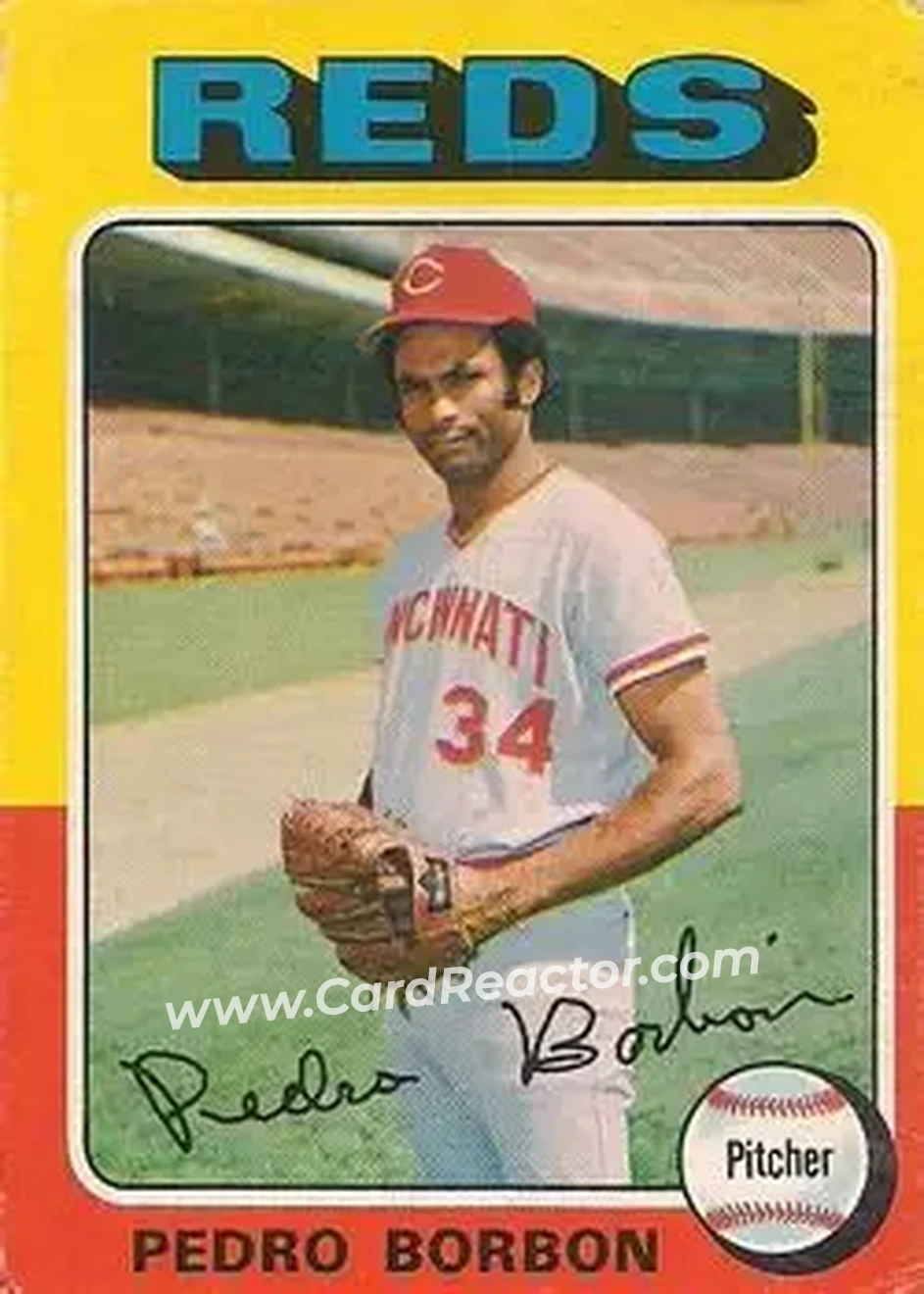 Front of Pedro Borbon