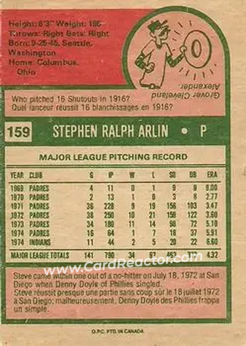Back of Steve Arlin