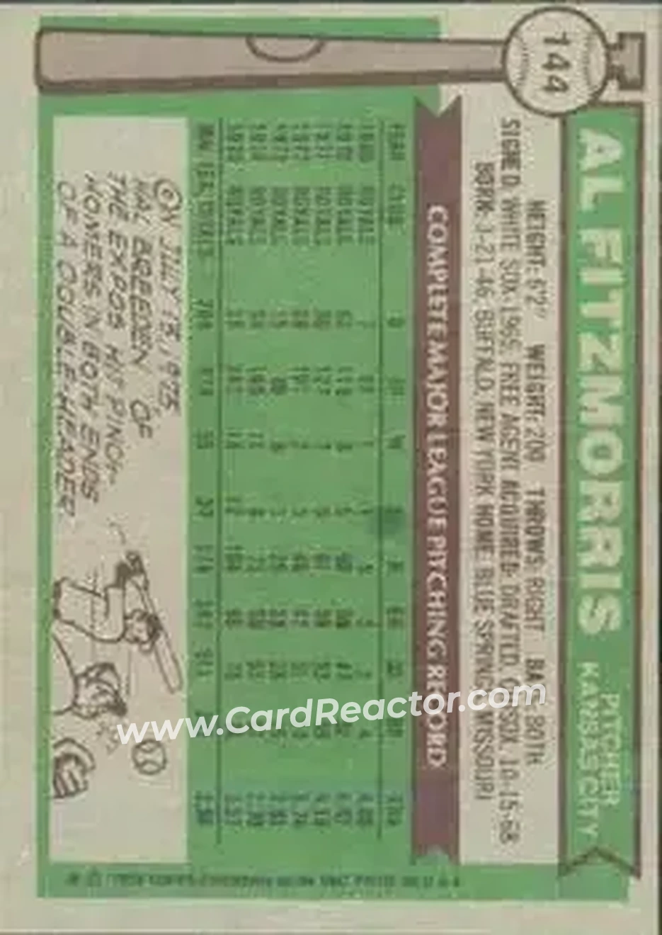 Back of Al Fitzmorris