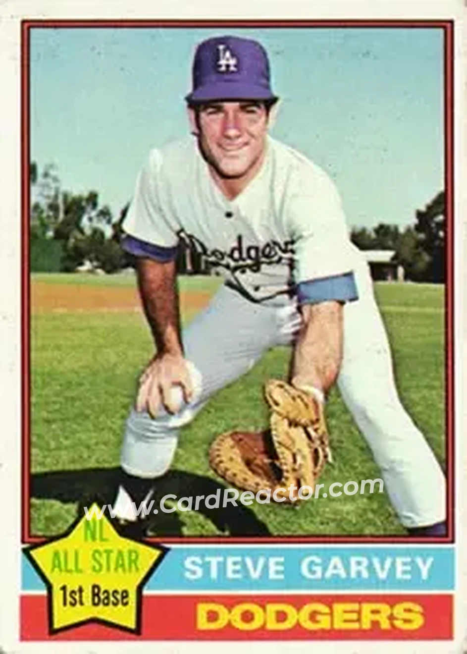 Front of Steve Garvey