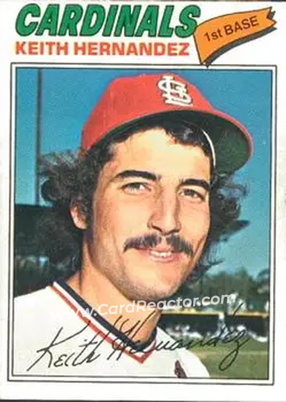 Front of Keith Hernandez