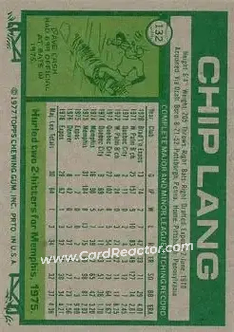 Back of Chip Lang