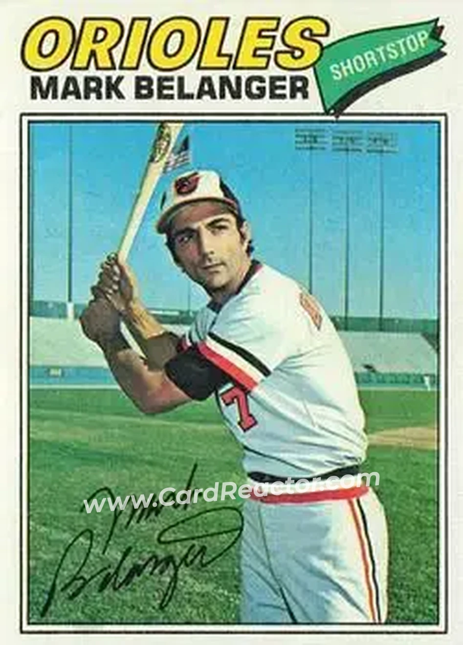 Front of Mark Belanger