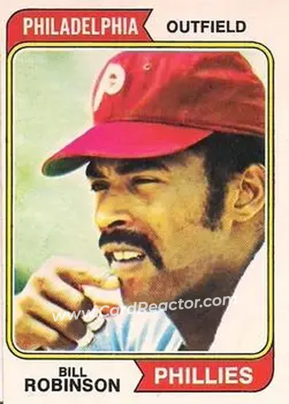 Front of Bill Robinson (b. 1943 OF)