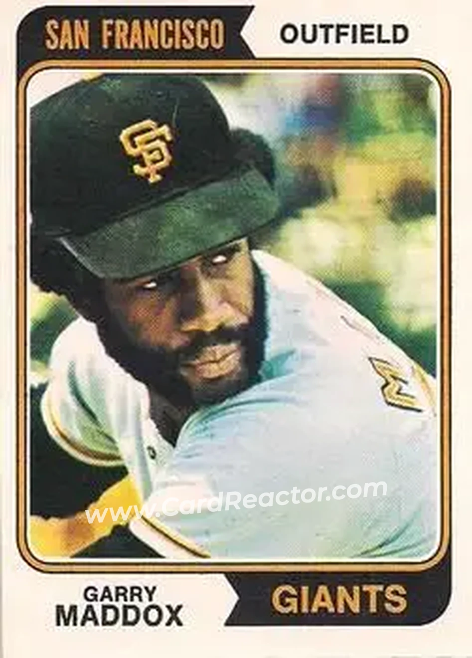 Front of Garry Maddox