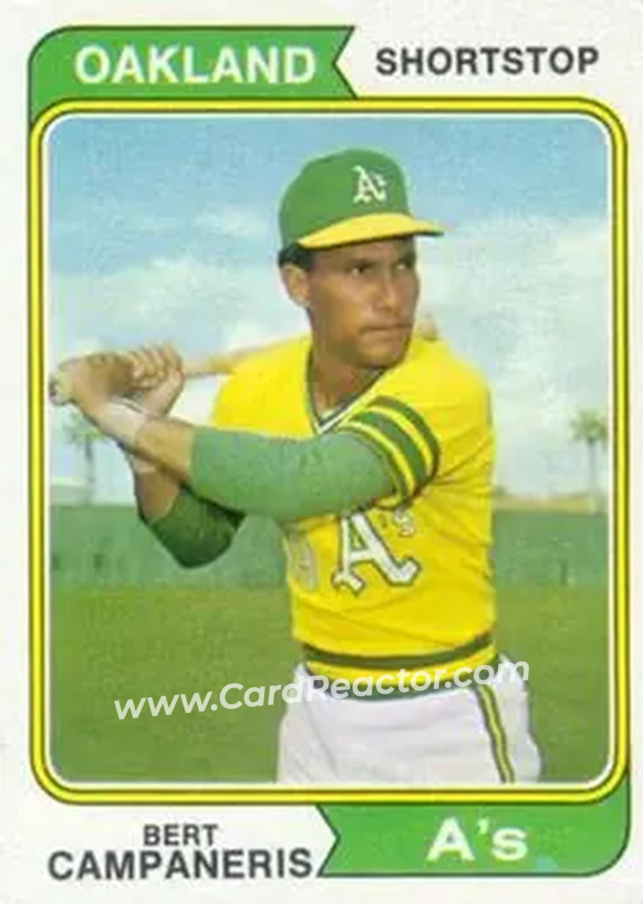 Front of Bert Campaneris