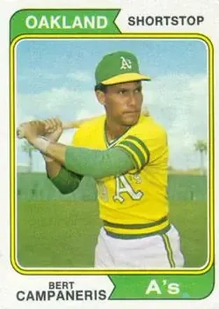 1974 Topps #155 Bert Campaneris