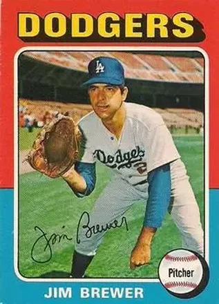 1975 O-Pee-Chee #163 Jim Brewer