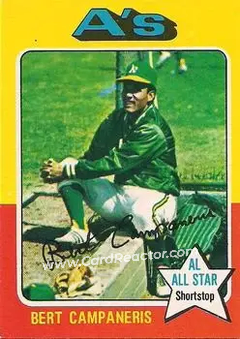 Front of Bert Campaneris