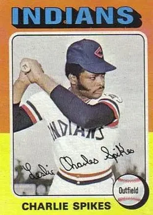 1975 Topps #135 Charlie Spikes