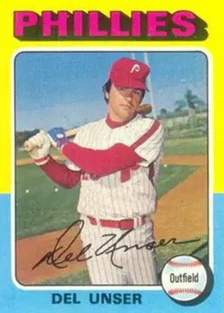 1975 Topps #138 Del Unser