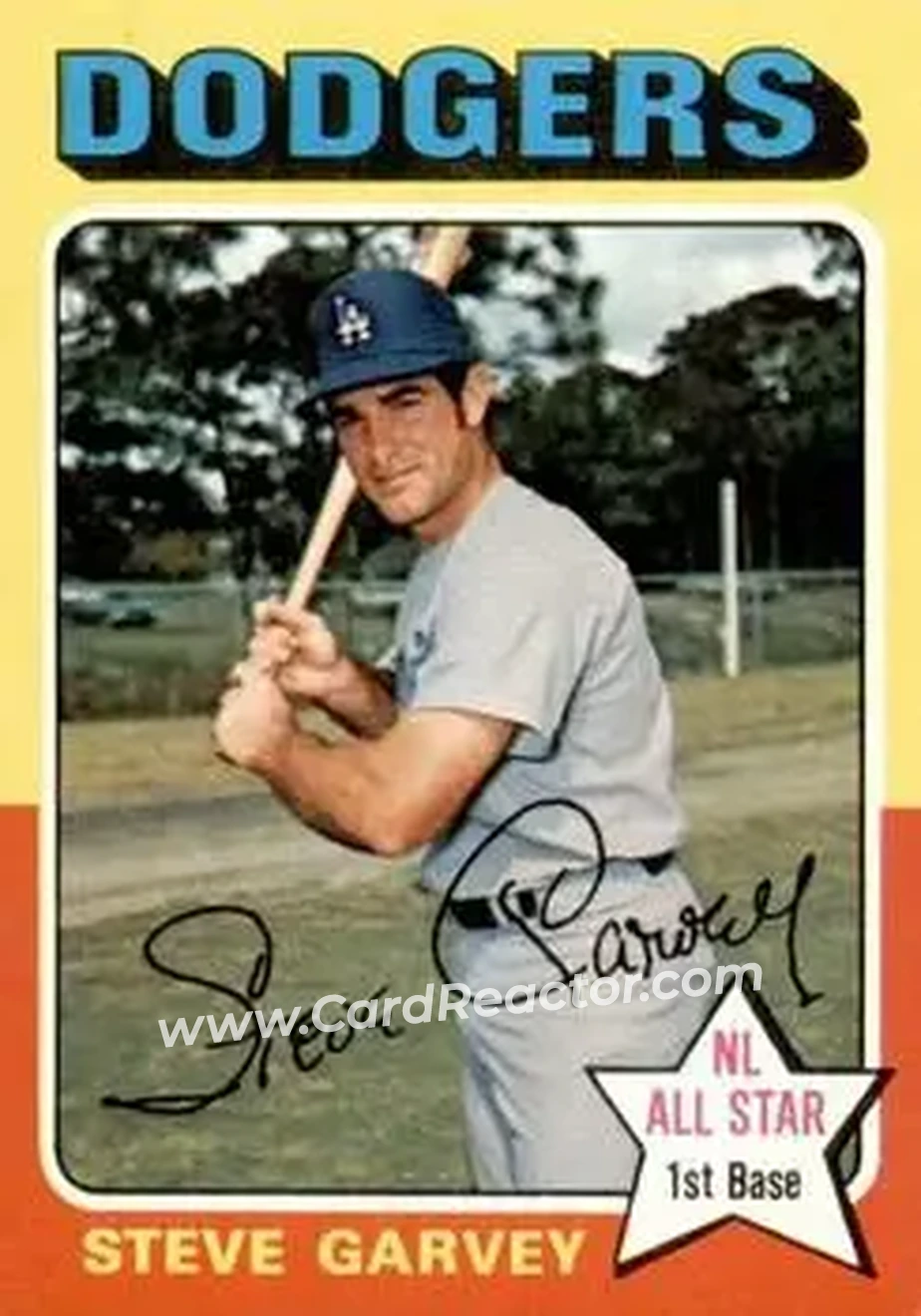 Front of Steve Garvey