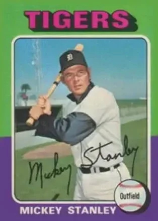 1975 Topps #141 Mickey Stanley