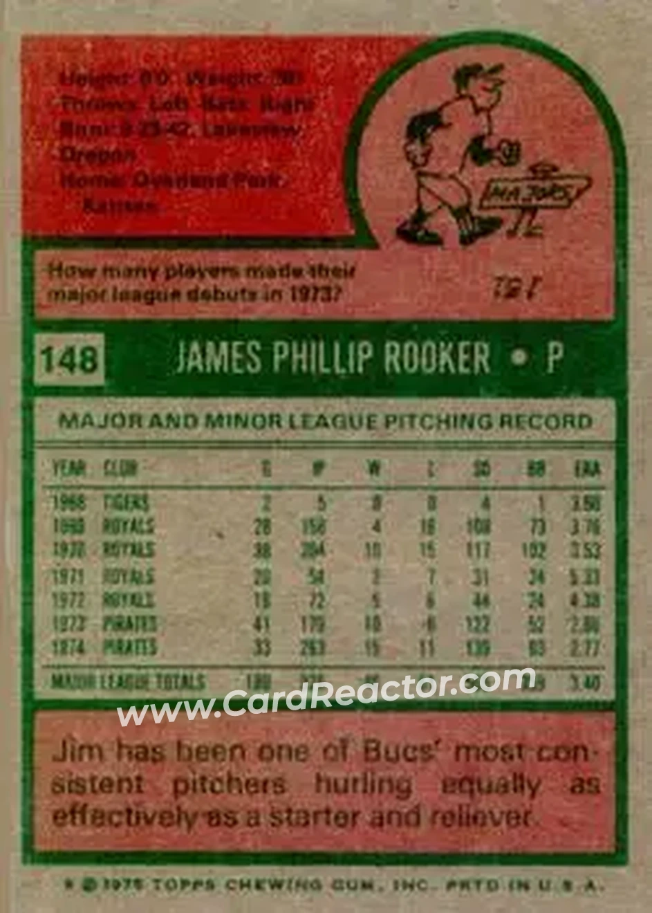 Back of Jim Rooker