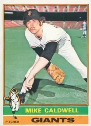1976 Topps #157 Mike Caldwell