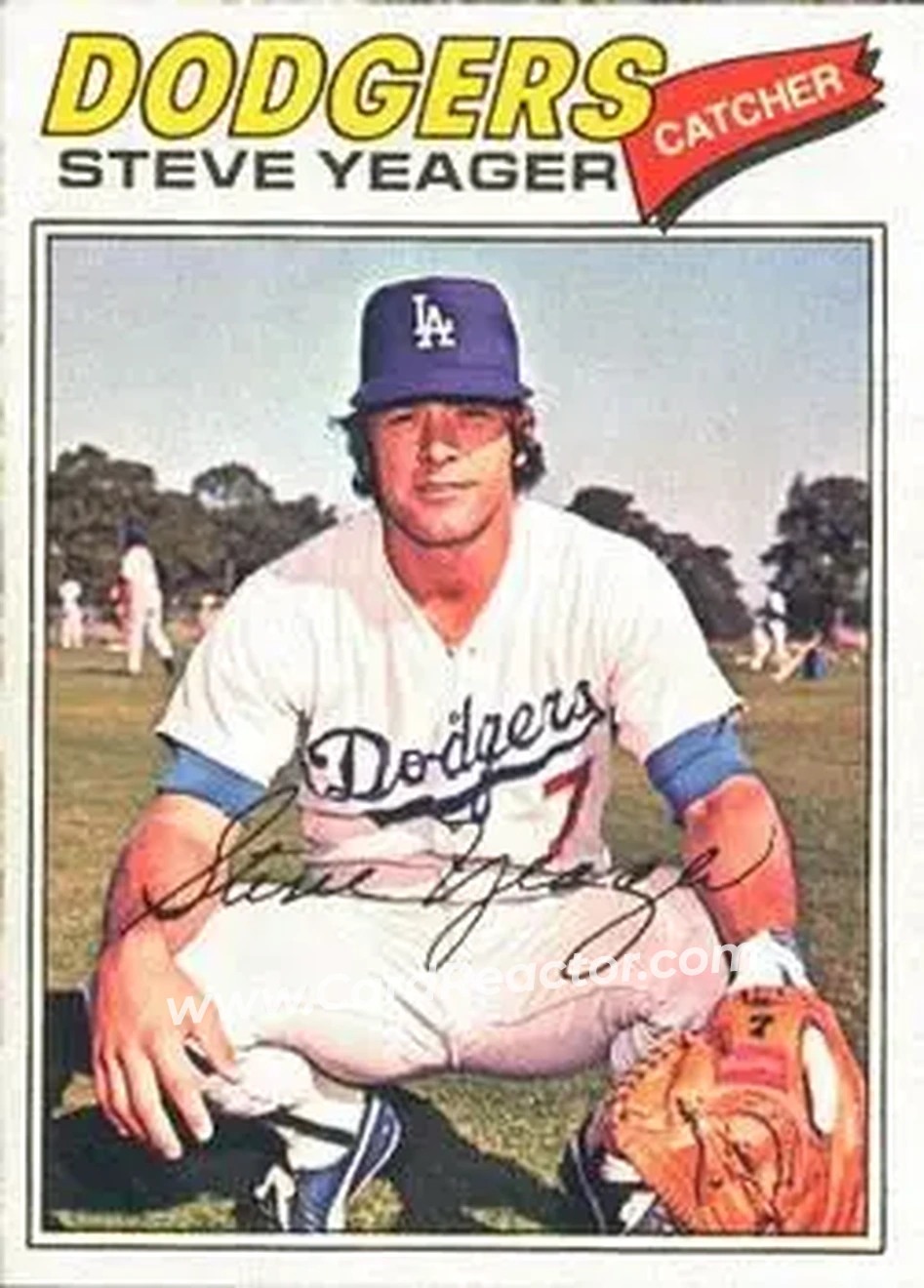 Front of Steve Yeager