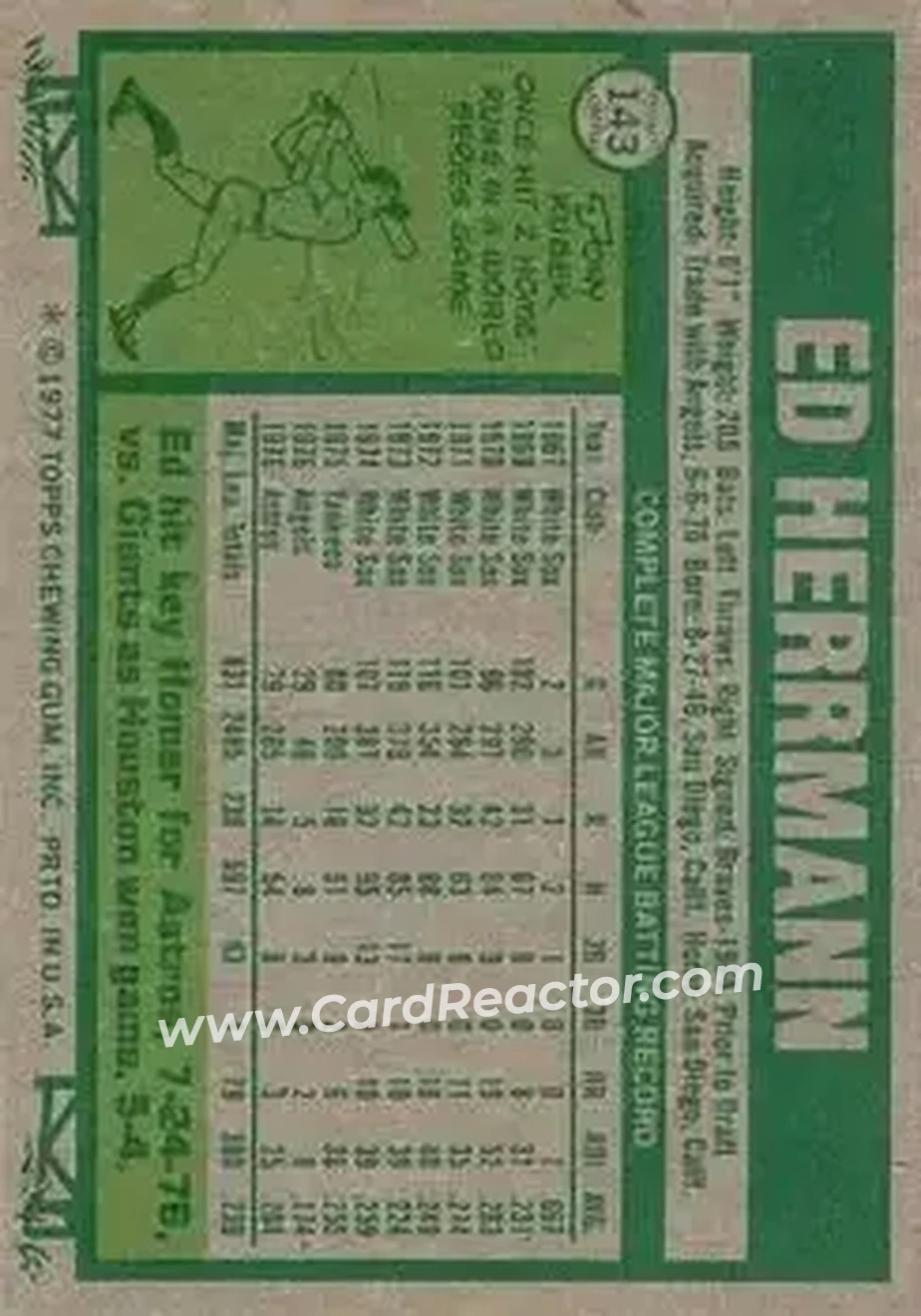 Back of Ed Herrmann