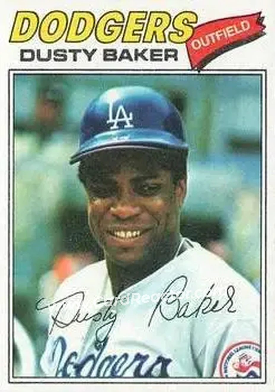 Front of Dusty Baker