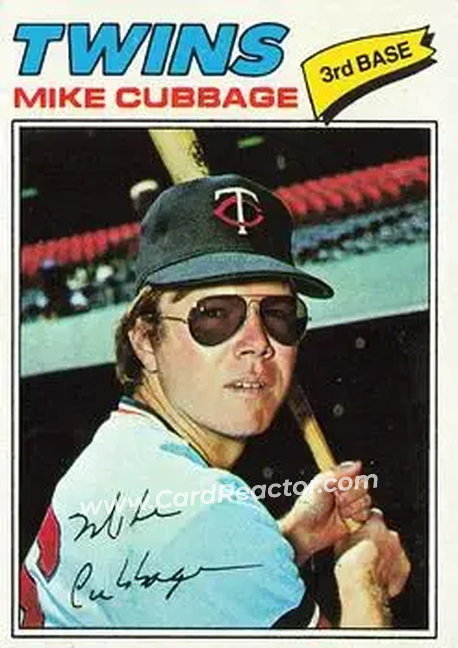 Front of Mike Cubbage