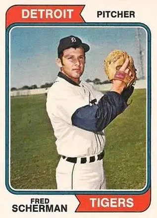 1974 O-Pee-Chee #186 Fred Scherman