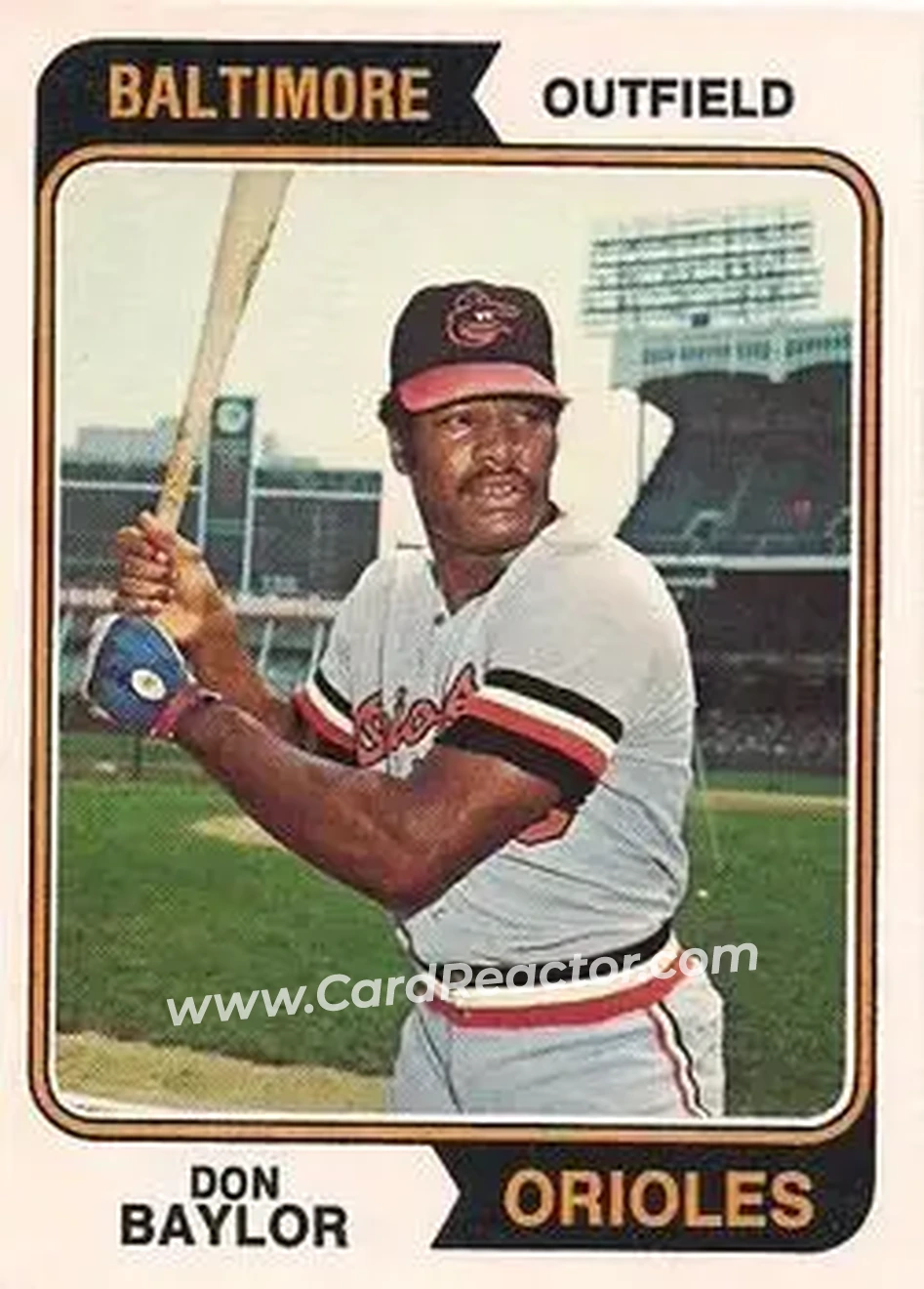 Front of Don Baylor