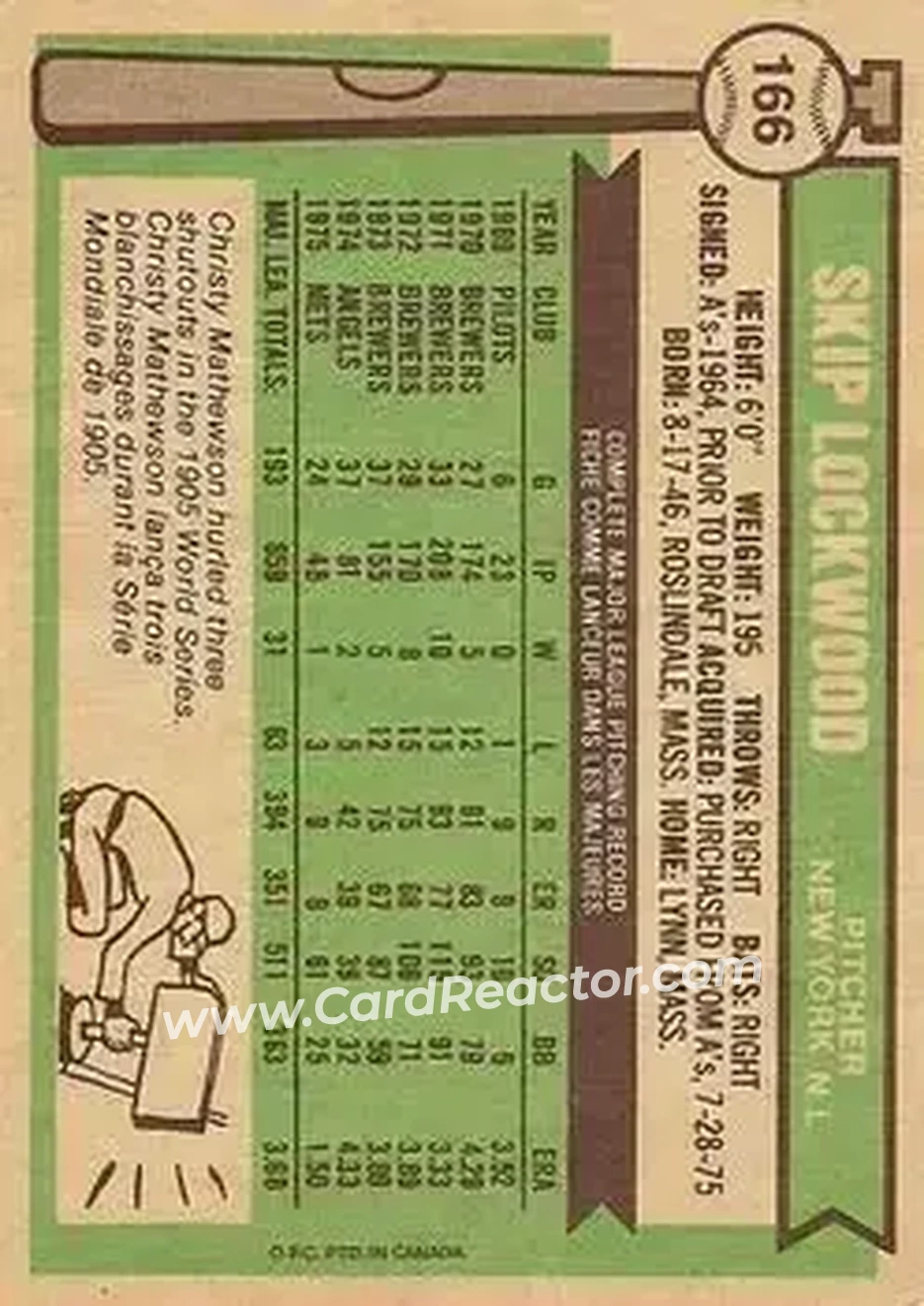 Back of Skip Lockwood