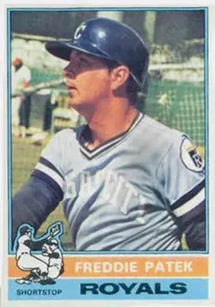 1976 Topps #167 Fred Patek