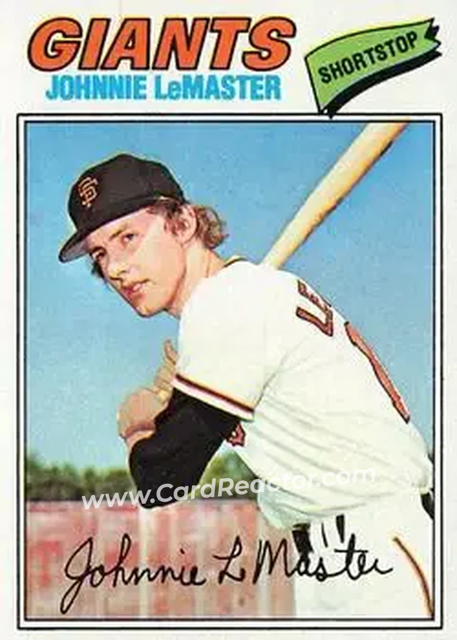 Front of Johnnie LeMaster