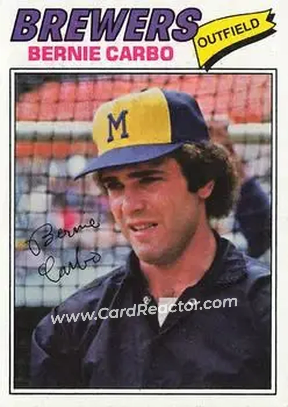 Front of Bernie Carbo