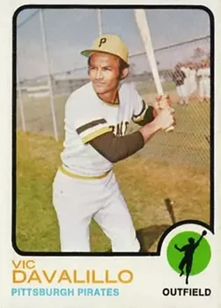 1973 Topps #163 Vic Davalillo