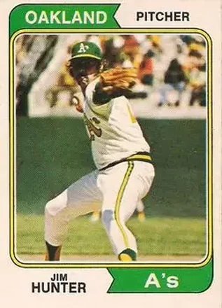 1974 O-Pee-Chee #196 Jim Hunter