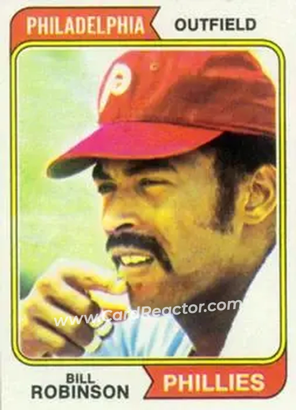 Front of Bill Robinson (b. 1943 OF)