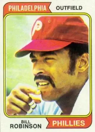 1974 Topps #174 Bill Robinson (b. 1943 OF)