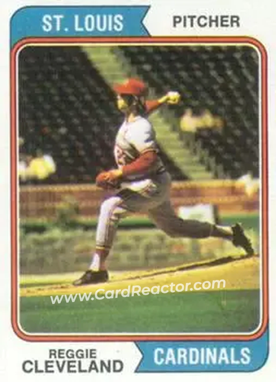 Front of Reggie Cleveland