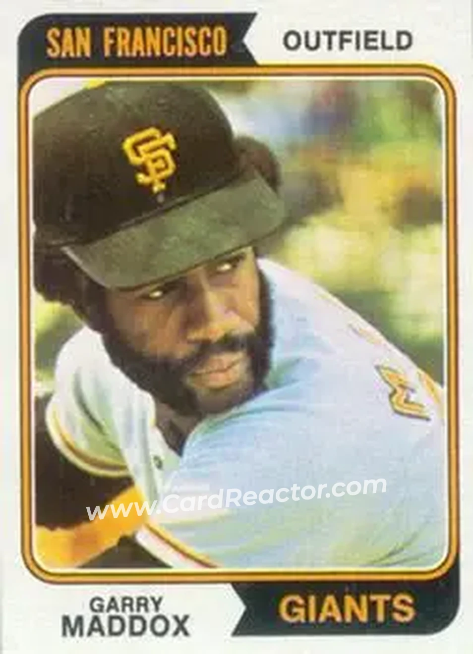 Front of Garry Maddox