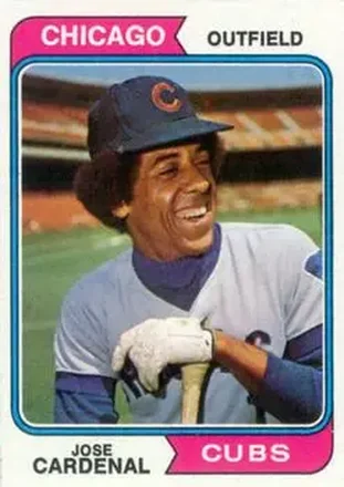 1974 Topps #185 Jose Cardenal
