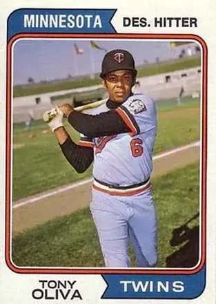 1974 Topps #190 Tony Oliva