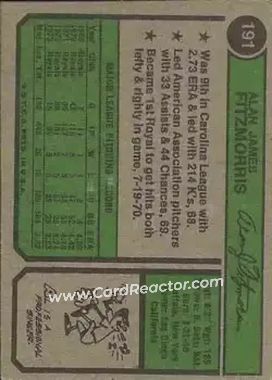 Back of Al Fitzmorris