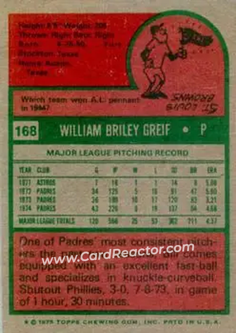 Back of Bill Greif