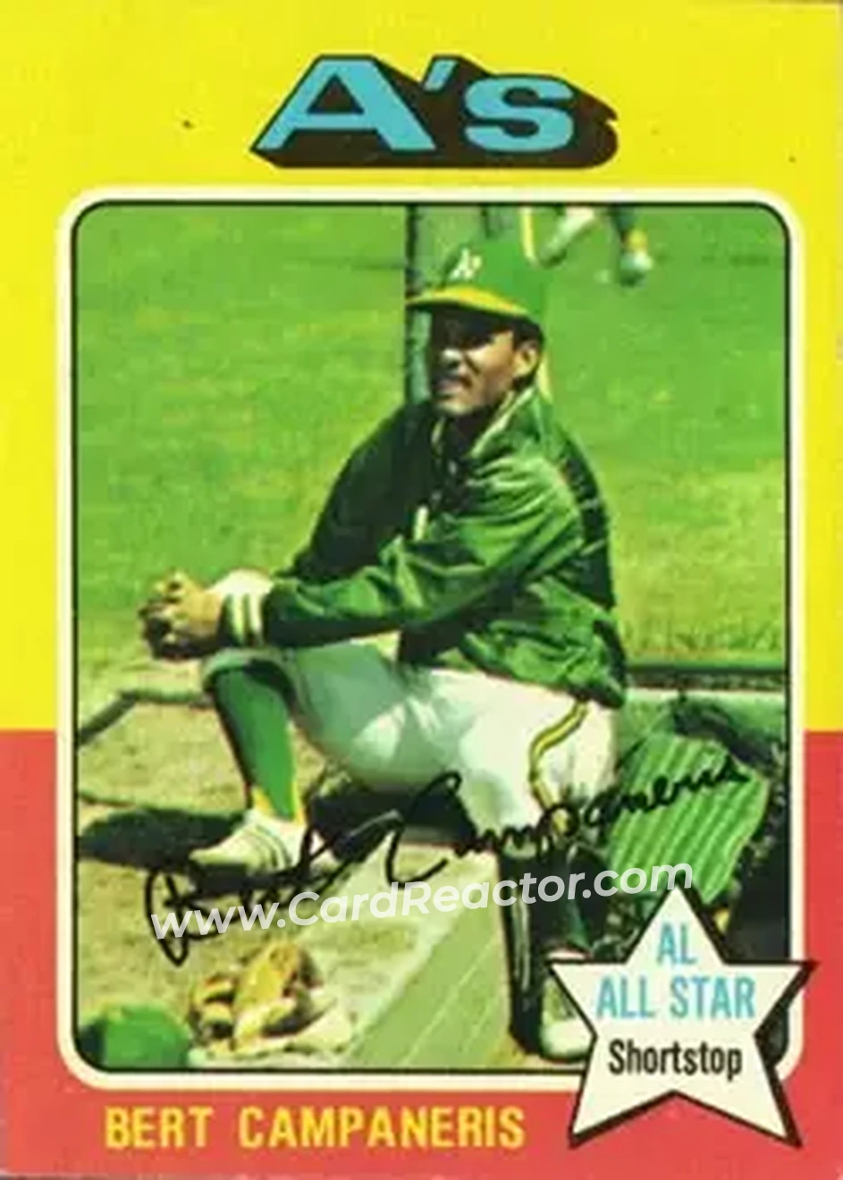 Front of Bert Campaneris