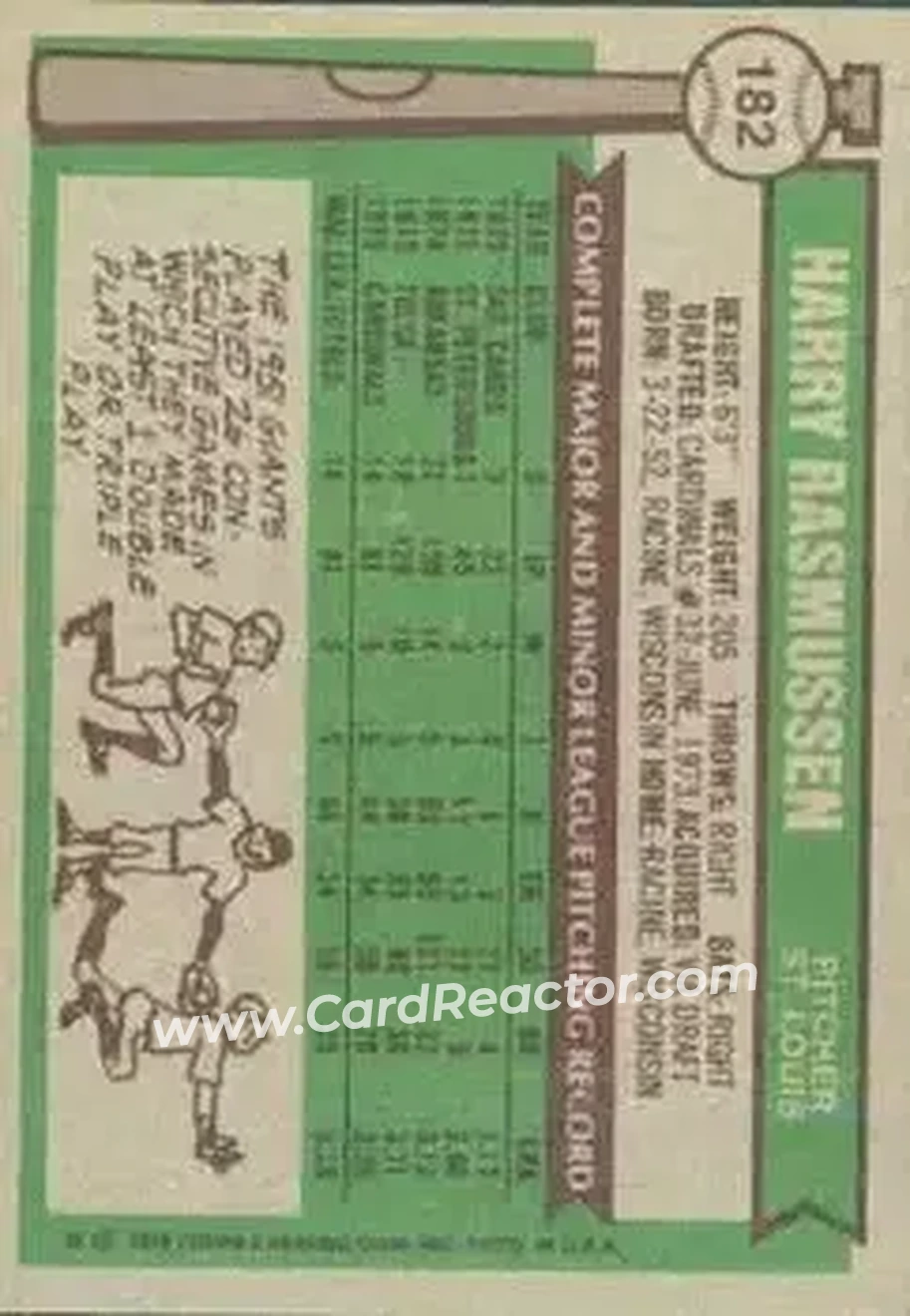 Back of Harry Rasmussen
