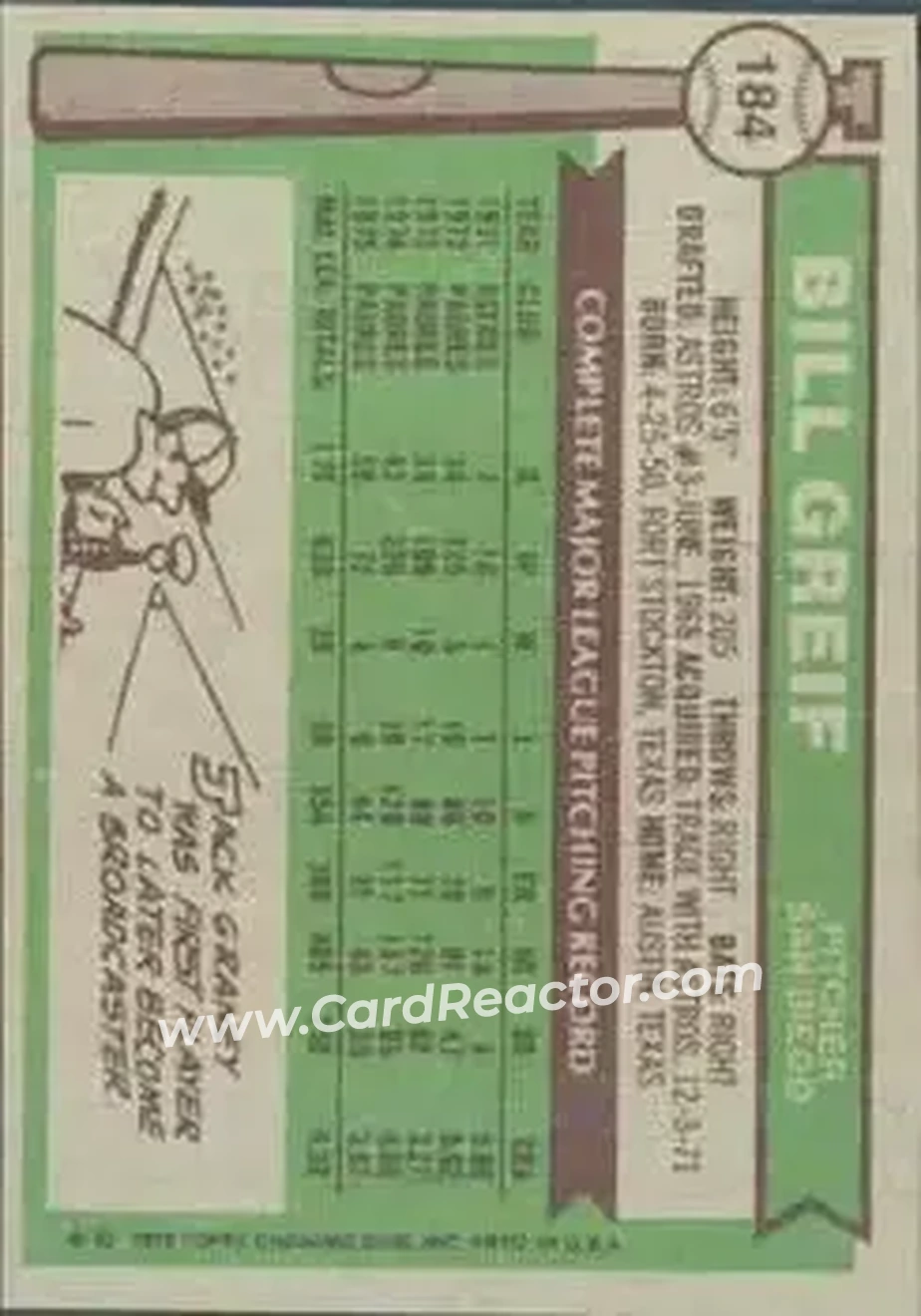 Back of Bill Greif
